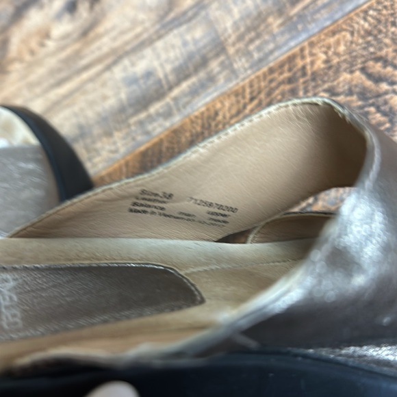 DANSKO Lana Nappa Leather Bronze Pewter Metallic Slide Sandals - Picture 8 of 9